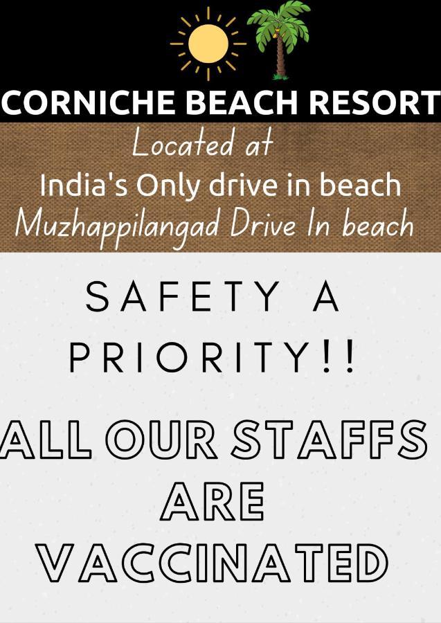 Corniche Beach Resort Mulappilangād Exteriér fotografie